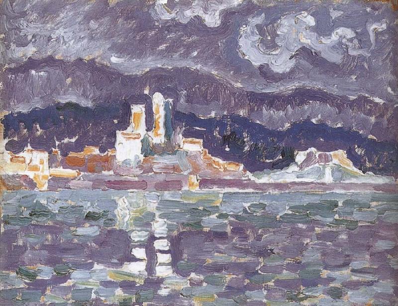 Paul Signac Study of rainstorm oil painting picture